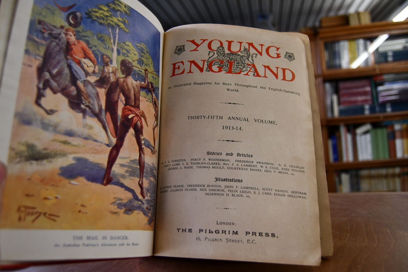 Young England An illustrated Magazine for Boys. Throughout the english-speaking world. Vol. XXXV.