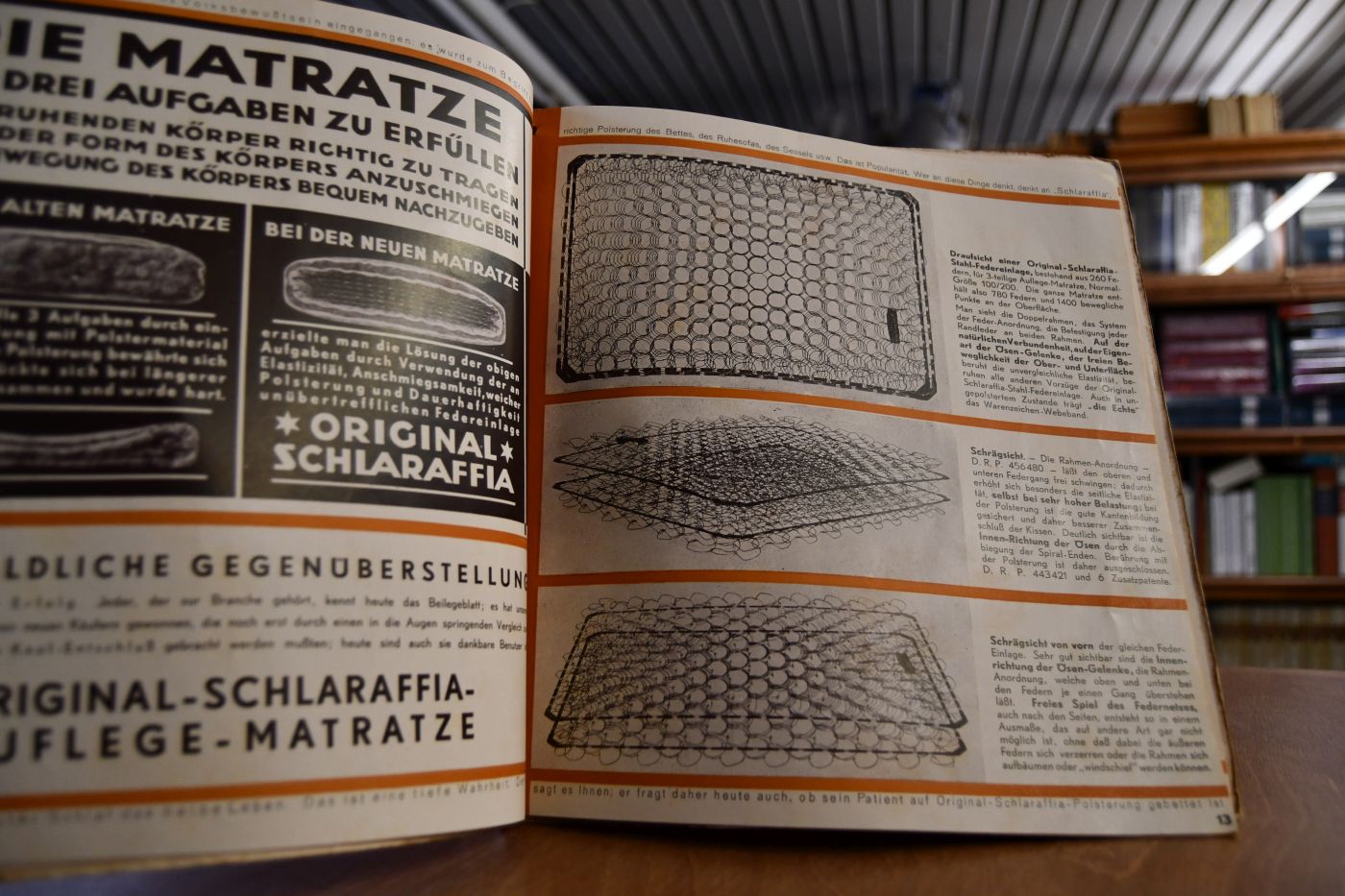 Original Schlaraffia Stahl-Federeinlage.