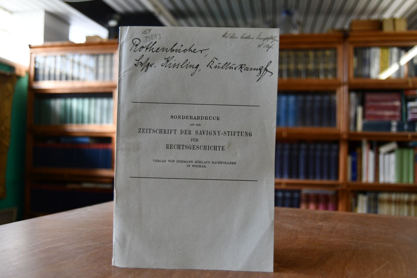 Buchbesprechung Joh. B. Kißling, Geschichte des Kulturkampfes im Deutschen Reich.