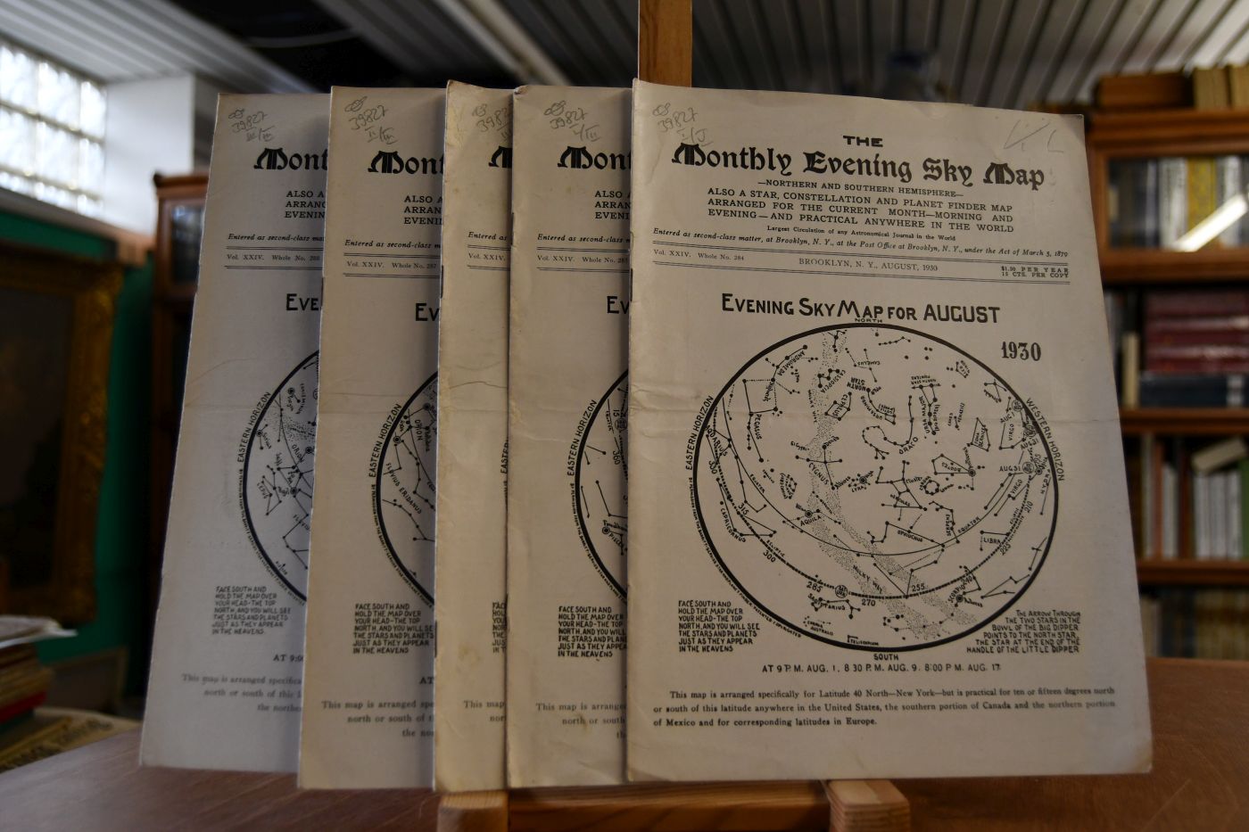 The Monthly Evening Sky Map. September, November, December 1930.