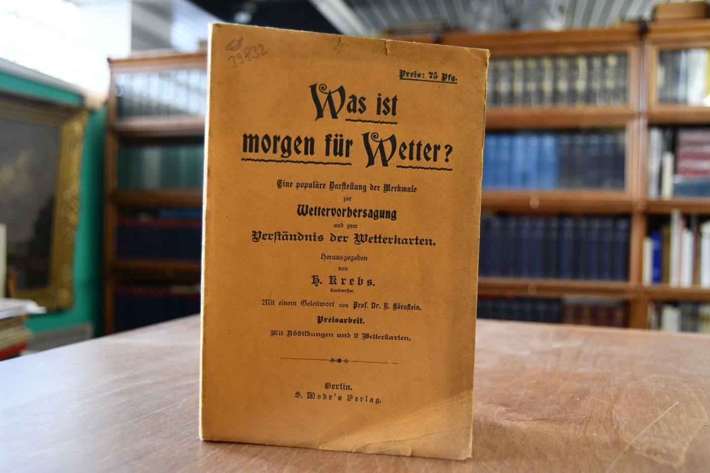 Was ist morgen für Wetter? Eine populäre Darstellung der Merkmale zur Wettervorhersagung und zum Verständnis der Wetterkarten.