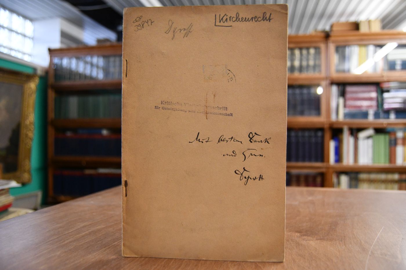 Buchbesprechung Joseph Unger, Priesterehen und Mönchsehen. Rechtliche Natur der Scheidung von Tisch und Bett. Zwei Abh. aus dem österr. Recht.