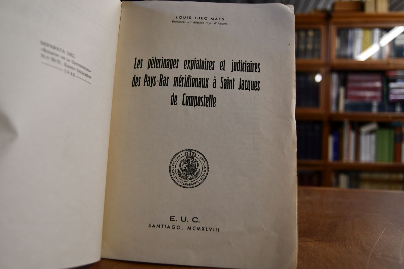Les pelerinages expiatoires et judicaires des Pays-Bas meridionaux a Saint Jacques de Compostelle.