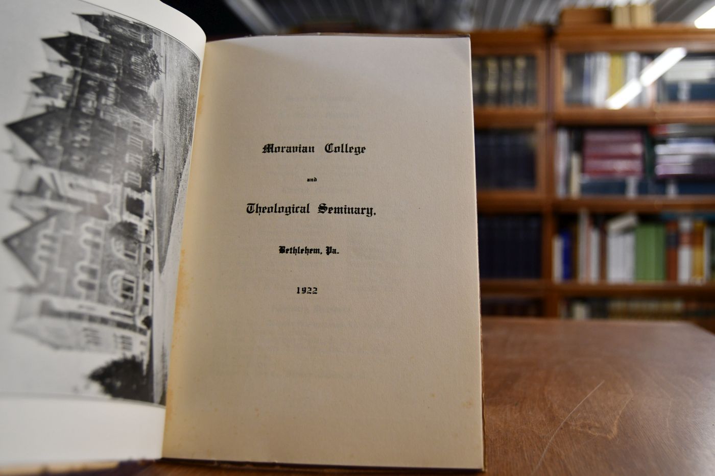 Moravian College and Theological Seminary, Bethlehem, Pa., 1922.