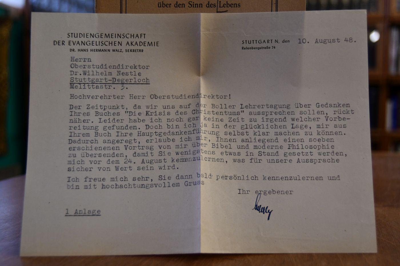 Bibel und moderne Philosophie über den Sinn des Lebens.