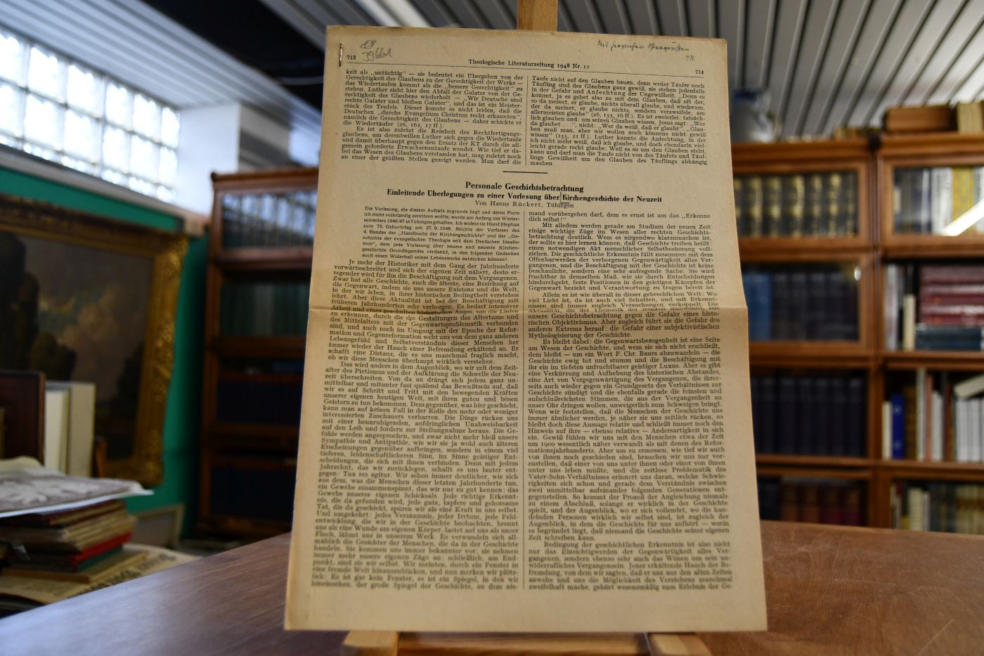 Personale Geschichtsbetrachtung. Einleitende Überlegungen zu einer Vorlesung über Kirchengeschichte der Neuzeit.