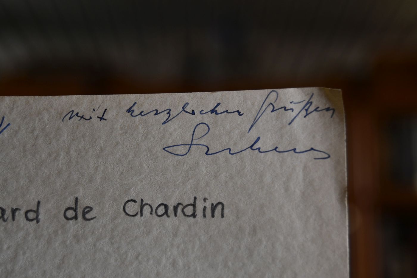 Teilhard de Chardin und die evangelische Theologie.
