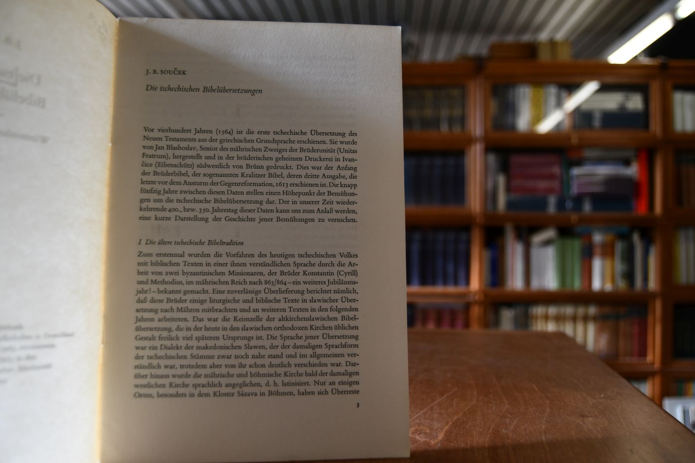 Die tschechischen Bibelübersetzungen.