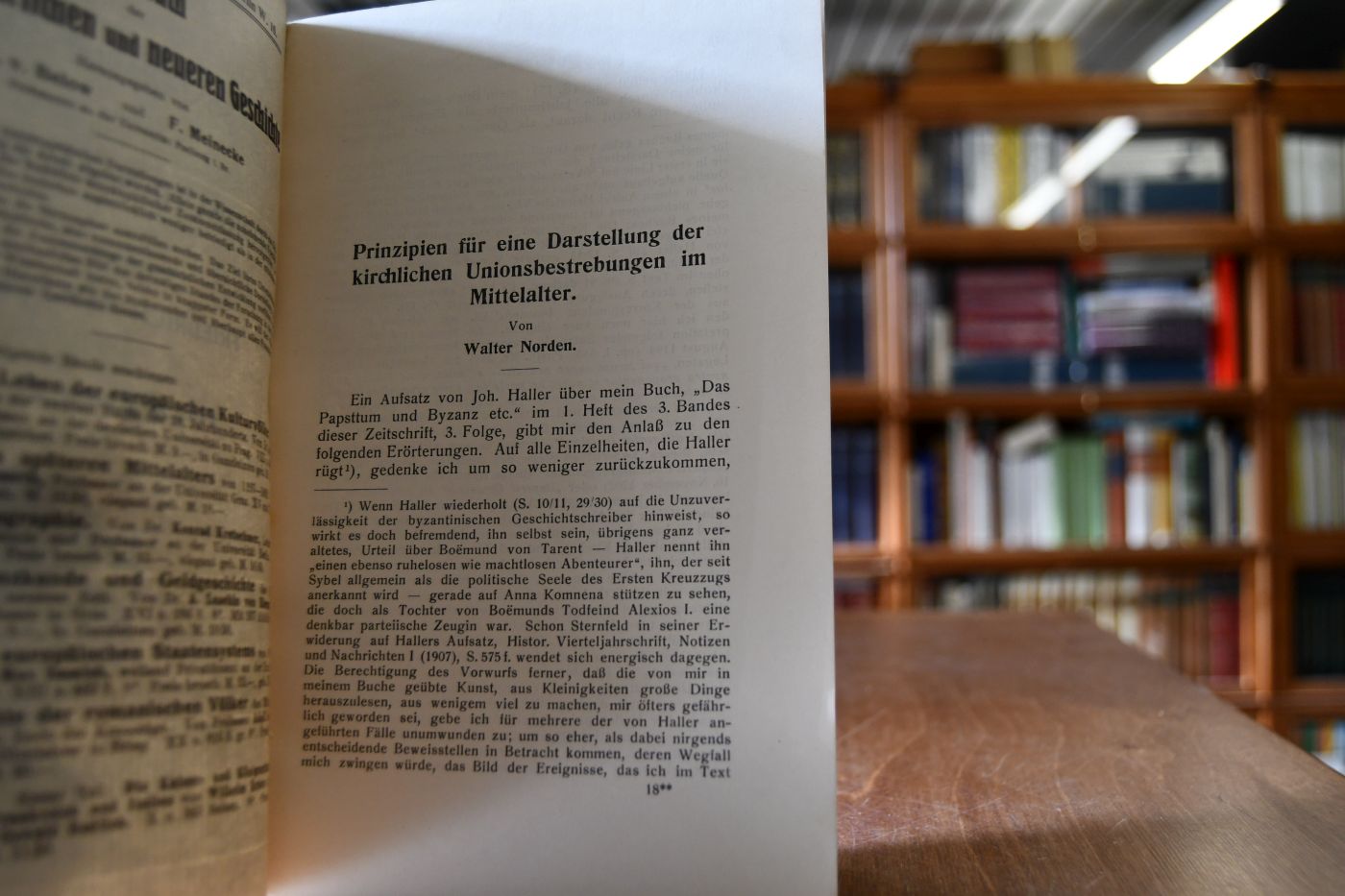 Prinzipien für eine Darstellung der kirchlichen Unionsbestrebungen im Mittelalter.