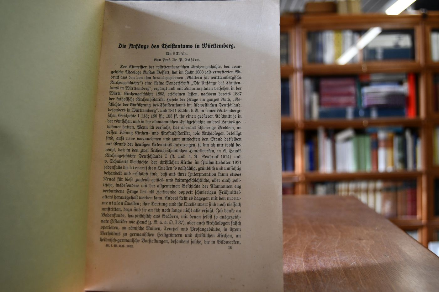 Die Anfänge des Christentums in Württemberg.
