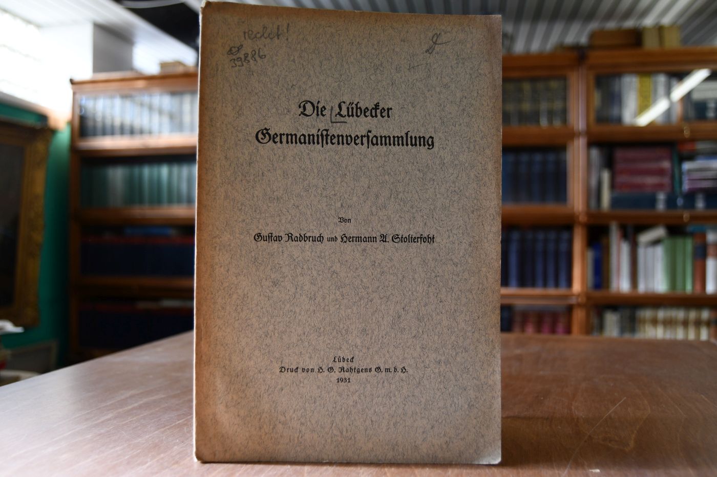 Die Lübecker Germanistenversammlung.