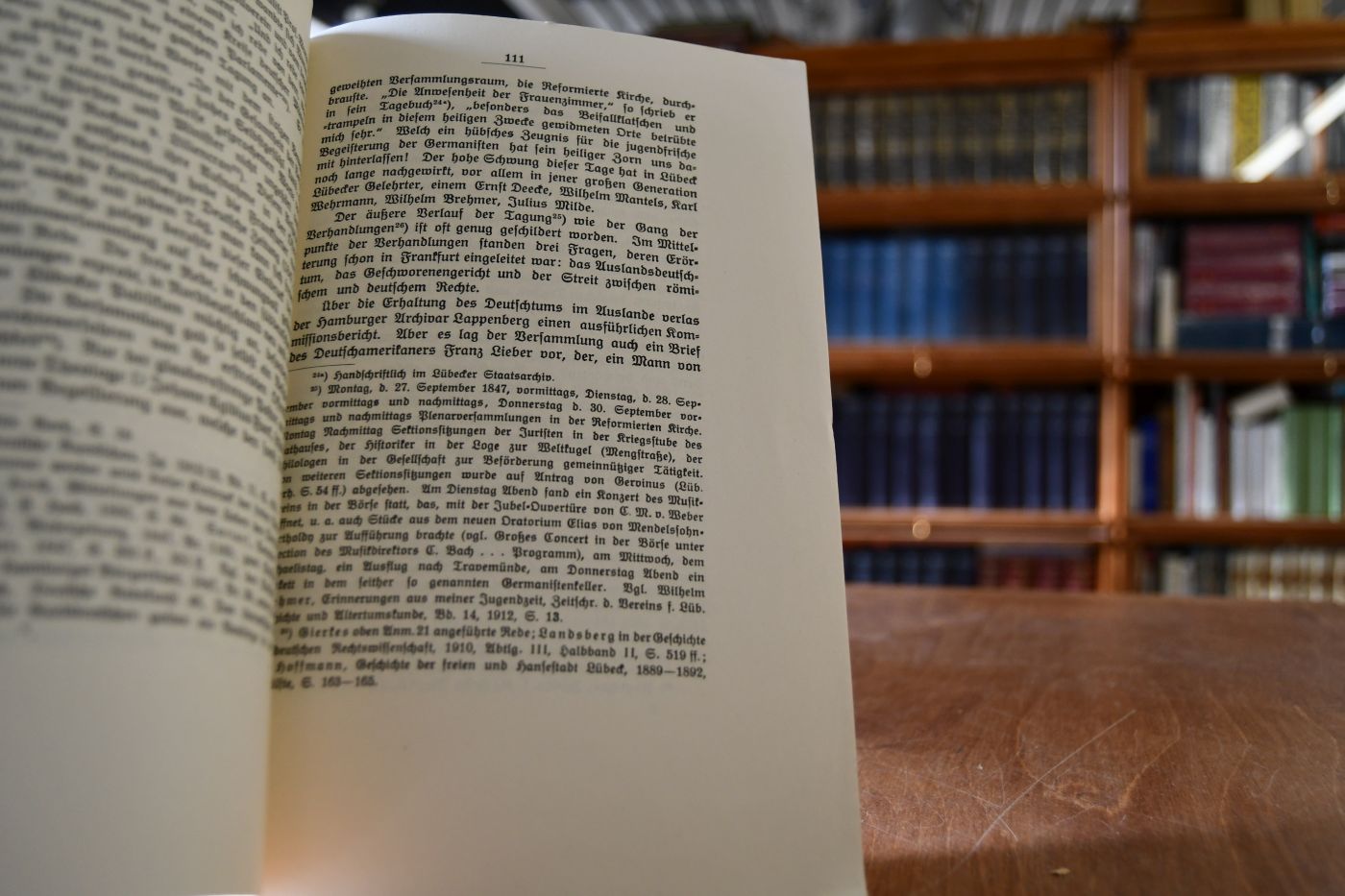 Die Lübecker Germanistenversammlung.