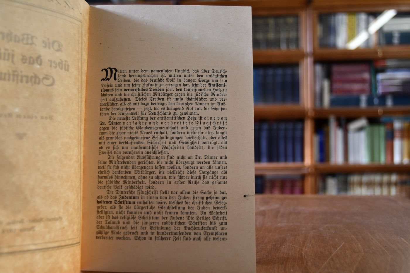 Die Wahrheit über das jüdische Schrifttum. Von einem Kenner.