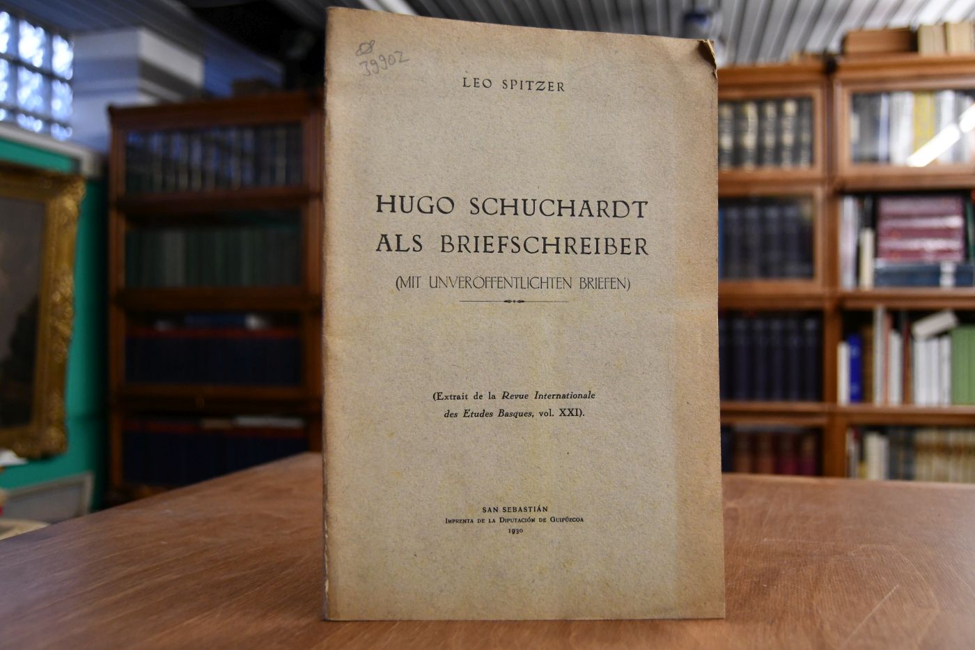 Hugo Schuchardt als Briefschreiber (mit unveröffentlichten Briefen).