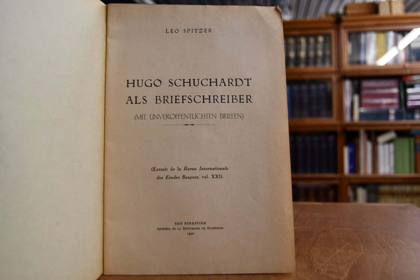 Hugo Schuchardt als Briefschreiber (mit unveröffentlichten Briefen).