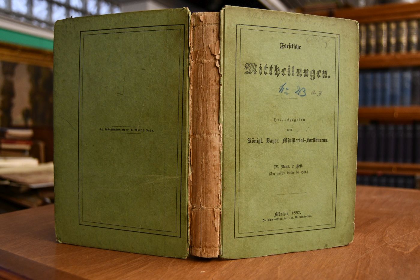 Mittheilungen über das Forst- und Jagdwesen in Bayern. 7. Heft.