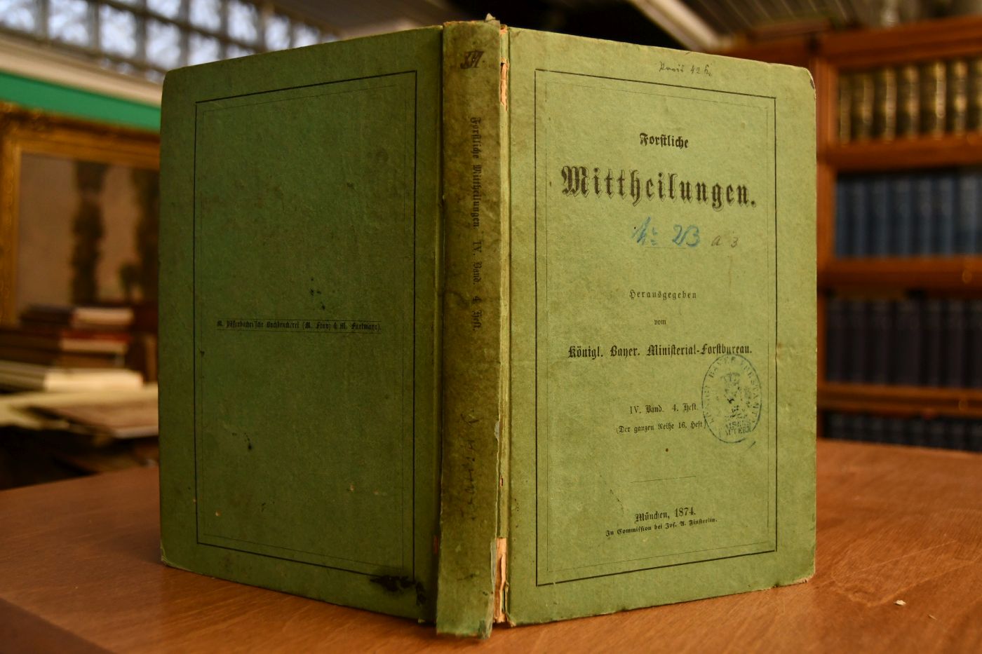 Mittheilungen über das Forst- und Jagdwesen in Bayern. 9. Heft.