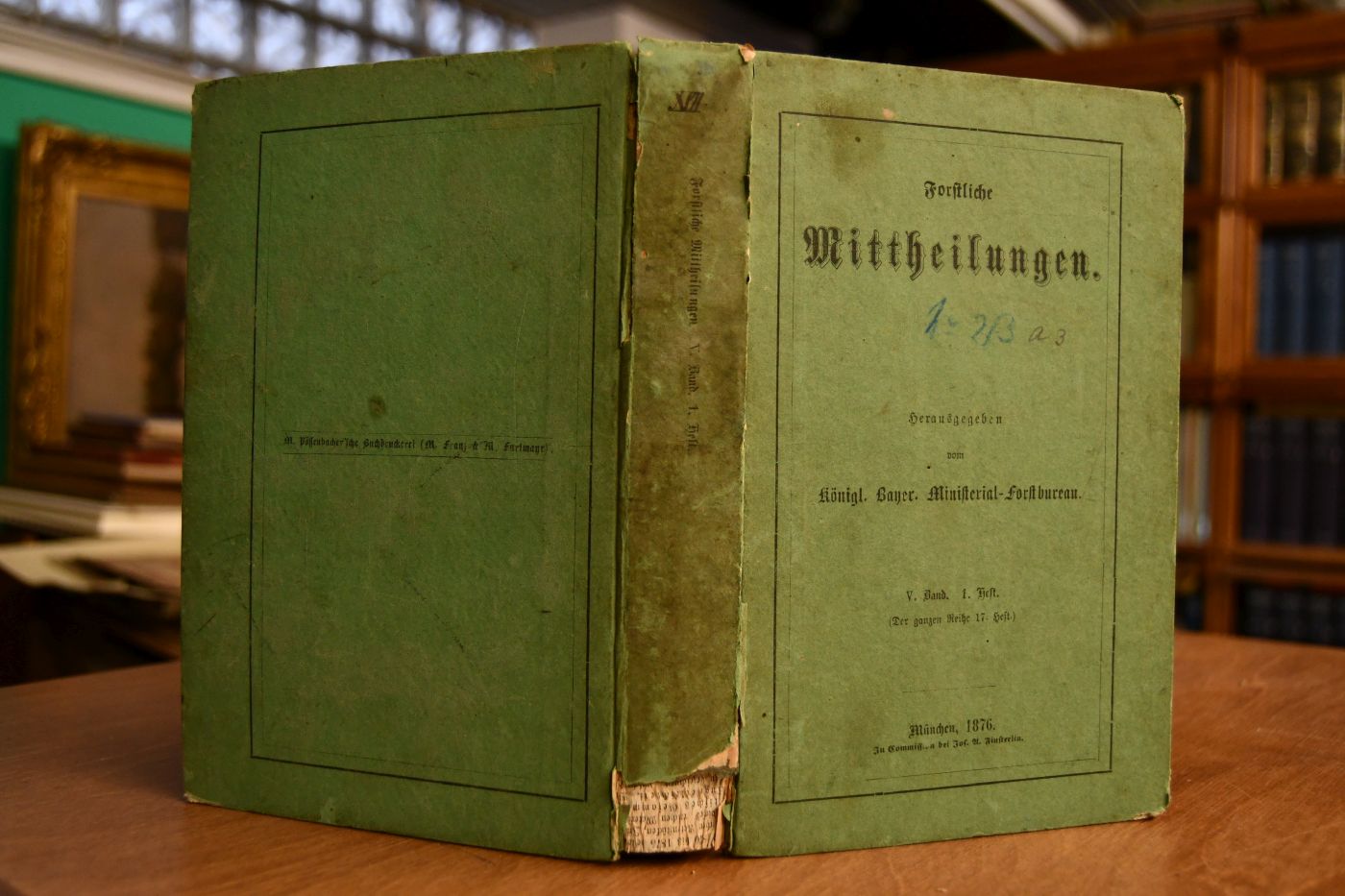 Mittheilungen über das Forst- und Jagdwesen in Bayern. 10. Heft.