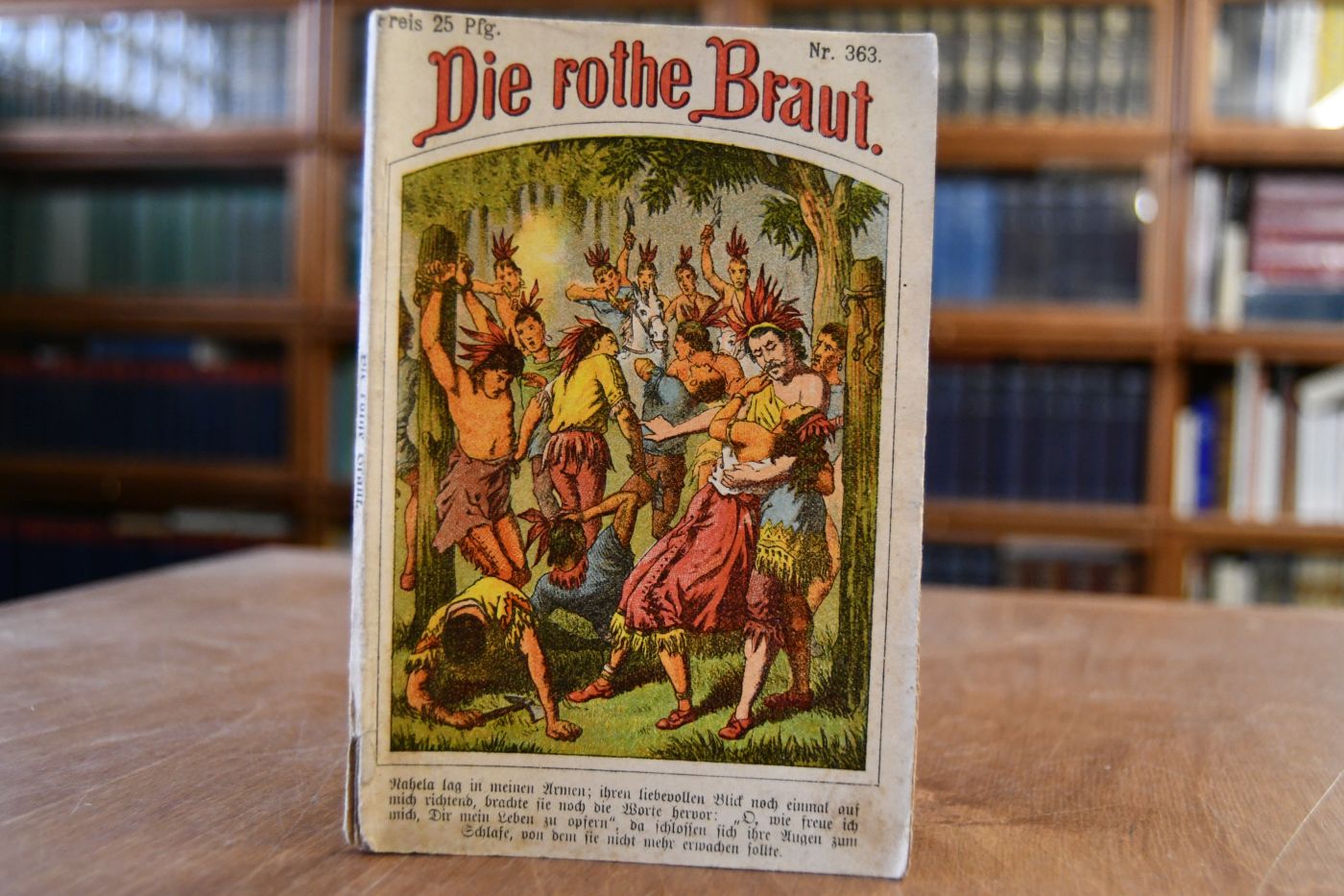 Die rothe Braut. Eine Erzählung aus dem Westen Nordamerikas.