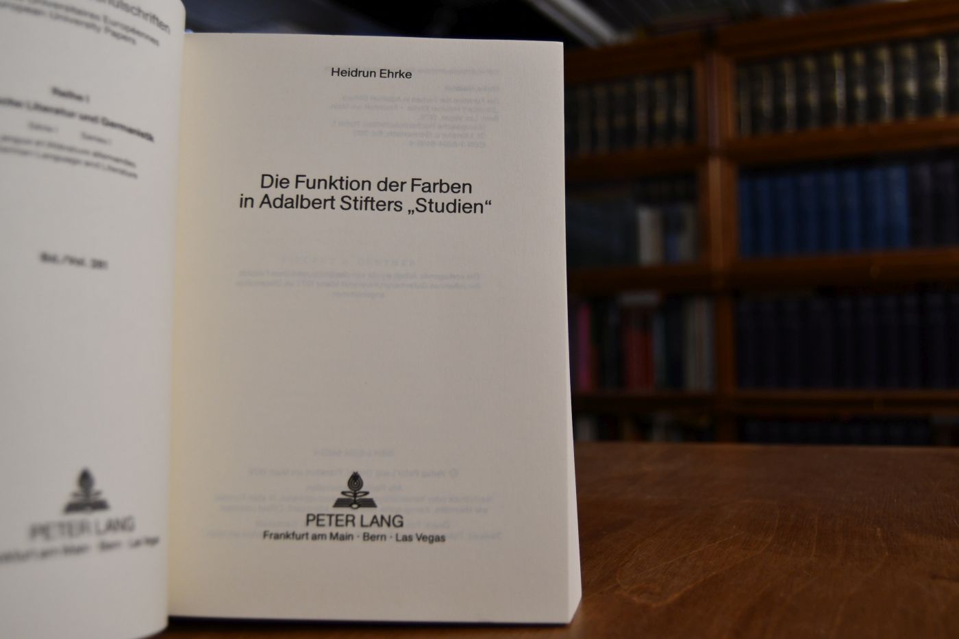 Die Funktion der Farben in Adalbert Stifters "Studien".