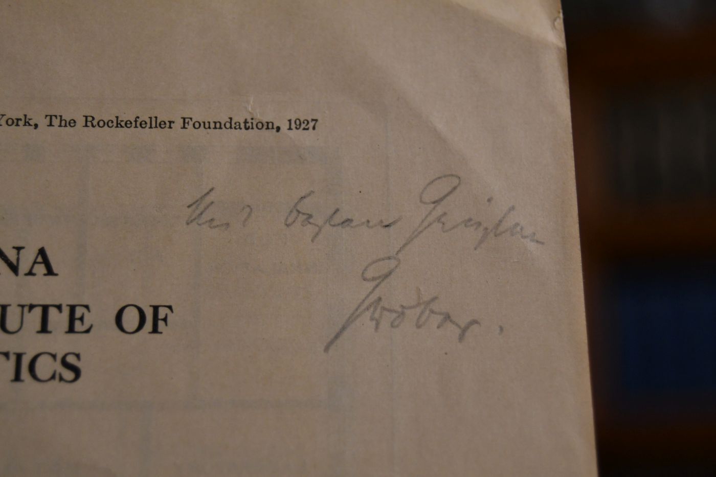 University of Jena. Plans for the Institute of Physiotherapeutics.