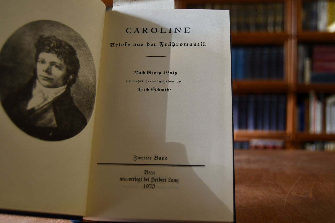 Caroline Schlegel Briefe aus der Frühromantik Nachdruck der Ausgabe des Insel-Verlages von 1921. Band 2 (von 2) apart.