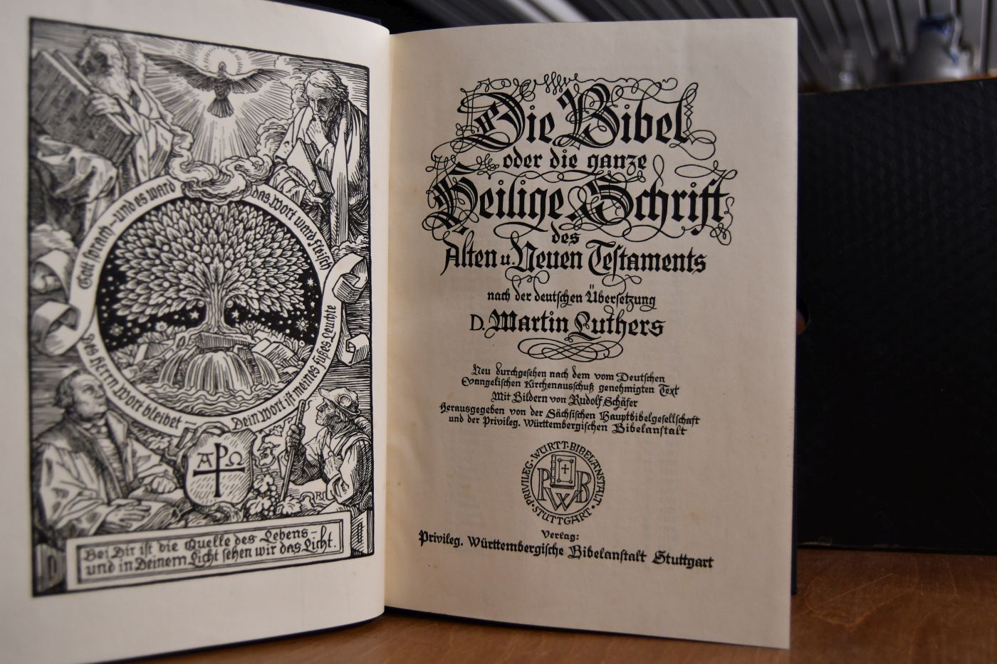 Die Bibel oder die ganze Heilige Schrift des Alten u. Neuen Testaments nach der deutschen Übersetzung D. Martin Luthers.