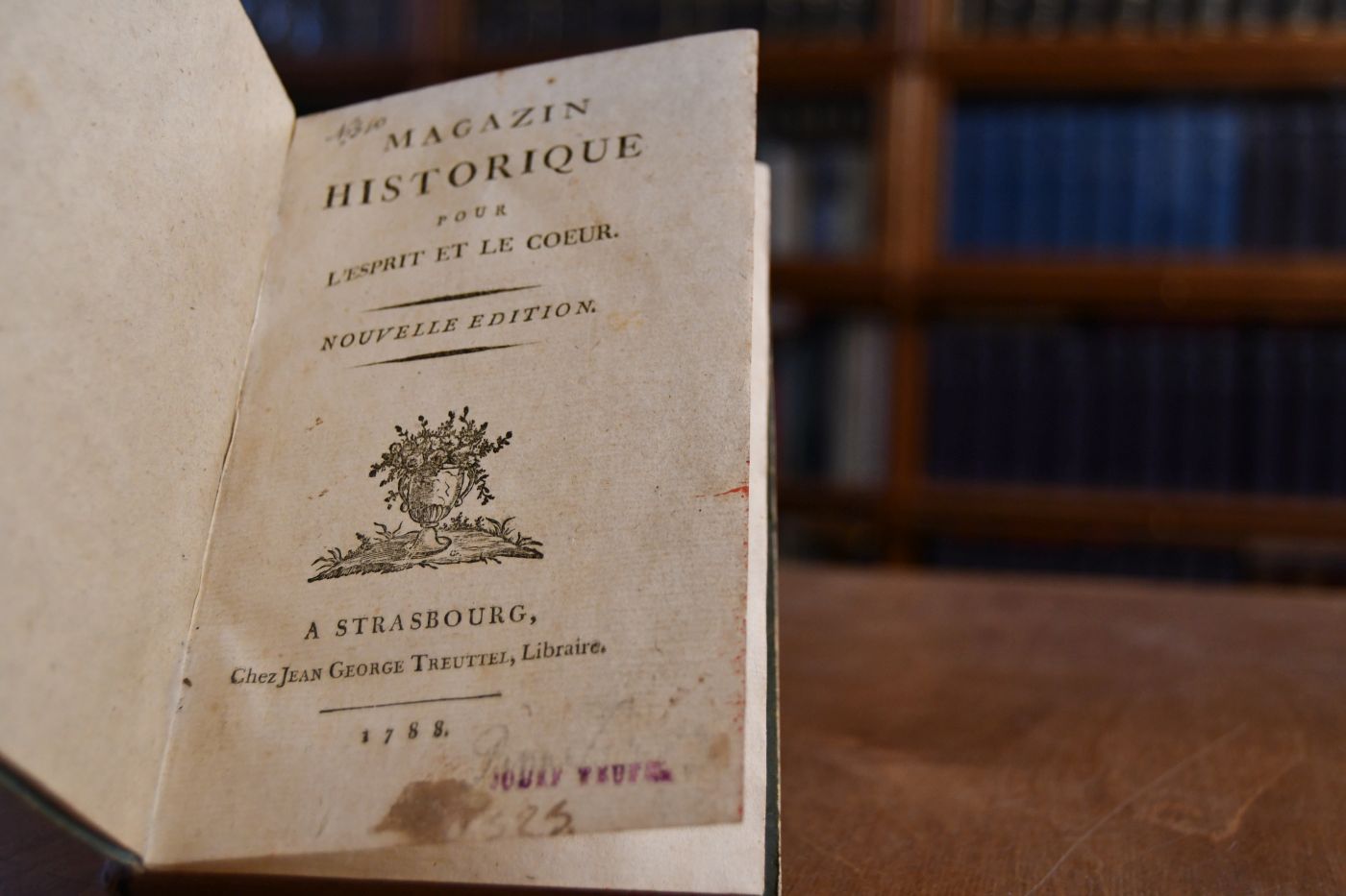 Magazin historique pour l`esprit et le coeur.