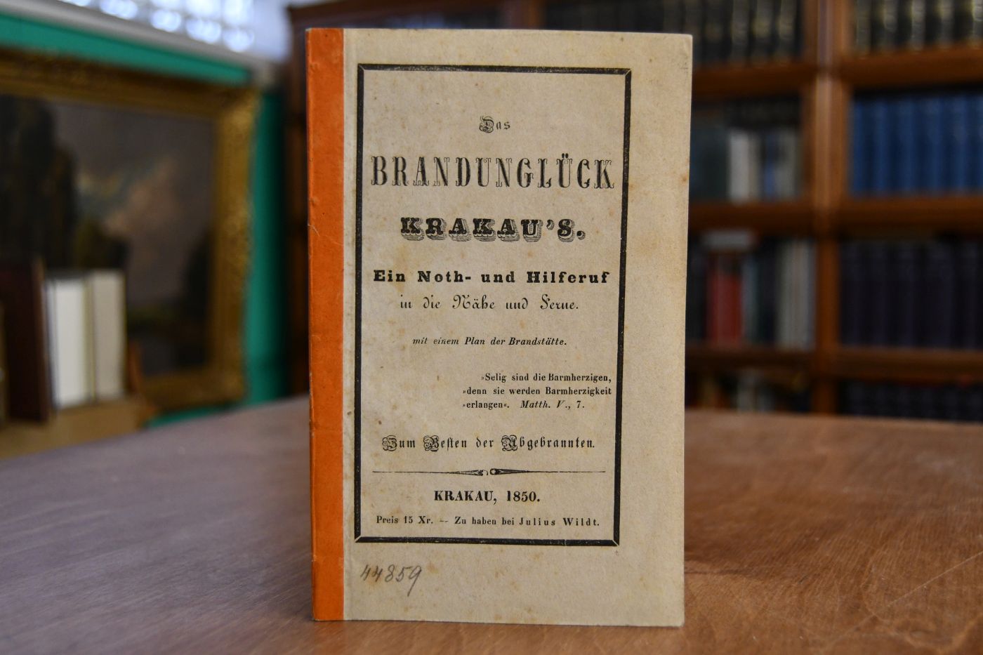 Das Brandunglück Krakau`s. Ein Noth- und Hilferuf in die Nähe und Ferne.