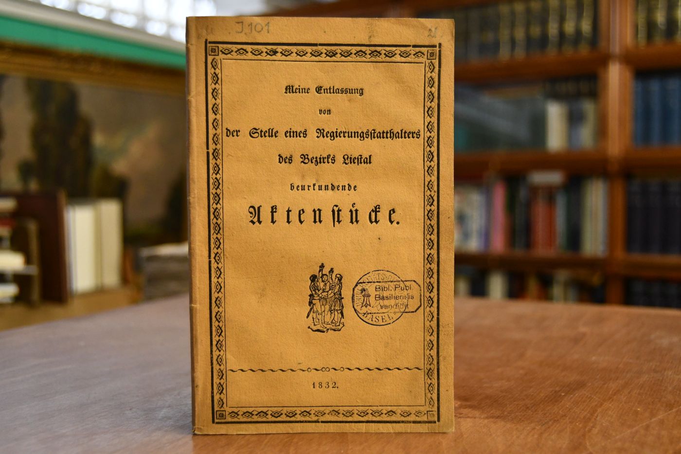 Meine Entlassung von der Stelle eines Regierungsstatthalters des Bezirks Liestal beurkundende Aktenstücke mit einem Vor- und Nachworte.