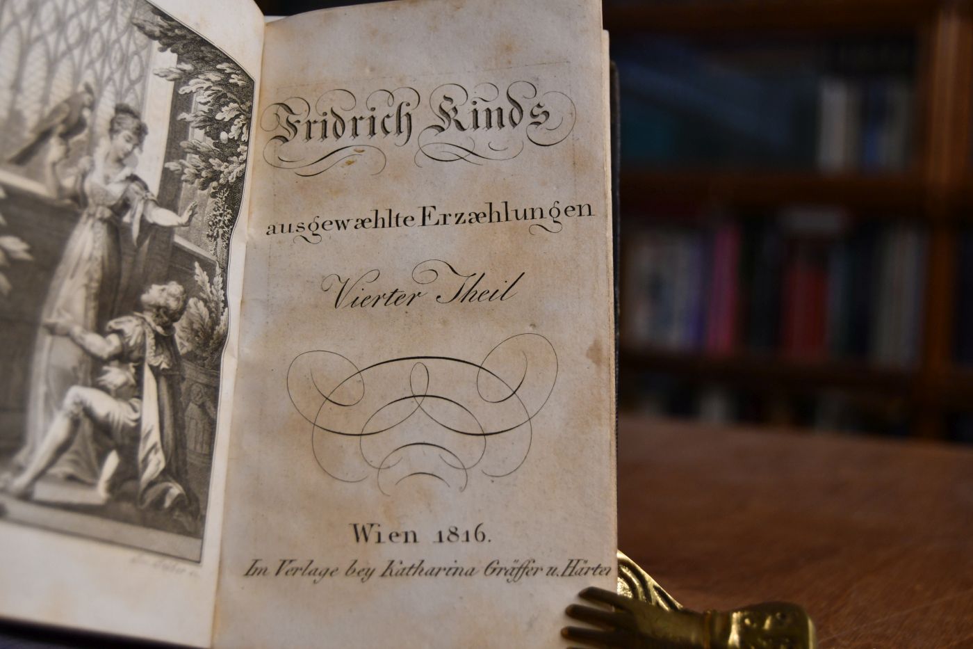 Friedrich Kind`s ausgewaehlte Erzaehlungen Vierter Theil (apart).