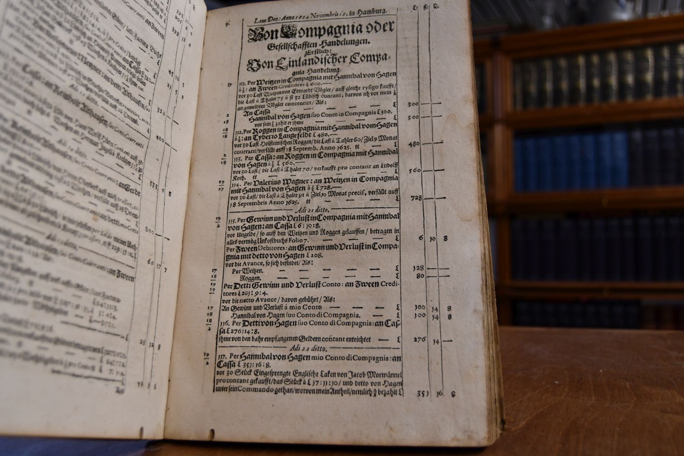 Buchhalten über Proper Commission und Compagnia Handlungen. Anitzo Auff vielfaltiges Anhalten von des Autoris Erben Anderweit heraußgegeben.