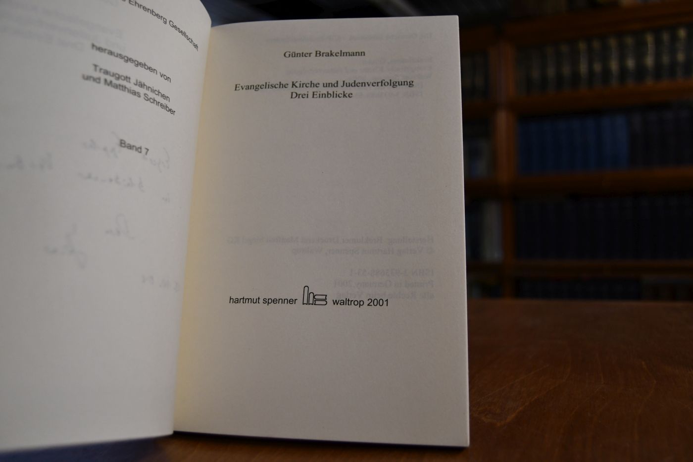 Evangelische Kirche und Judenverfolgung. Drei Einblicke.