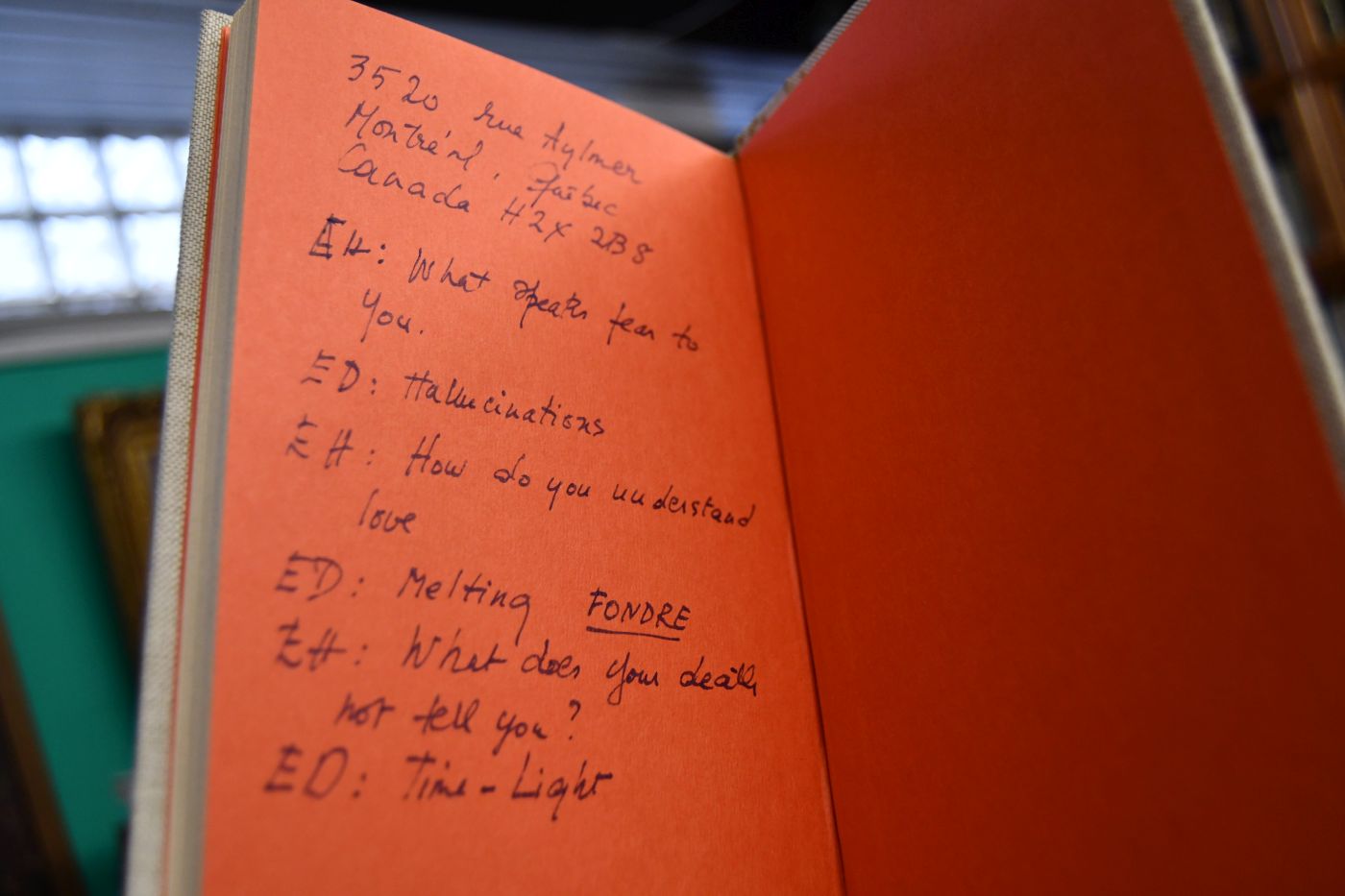 un evenement de mes octobres. fictions.