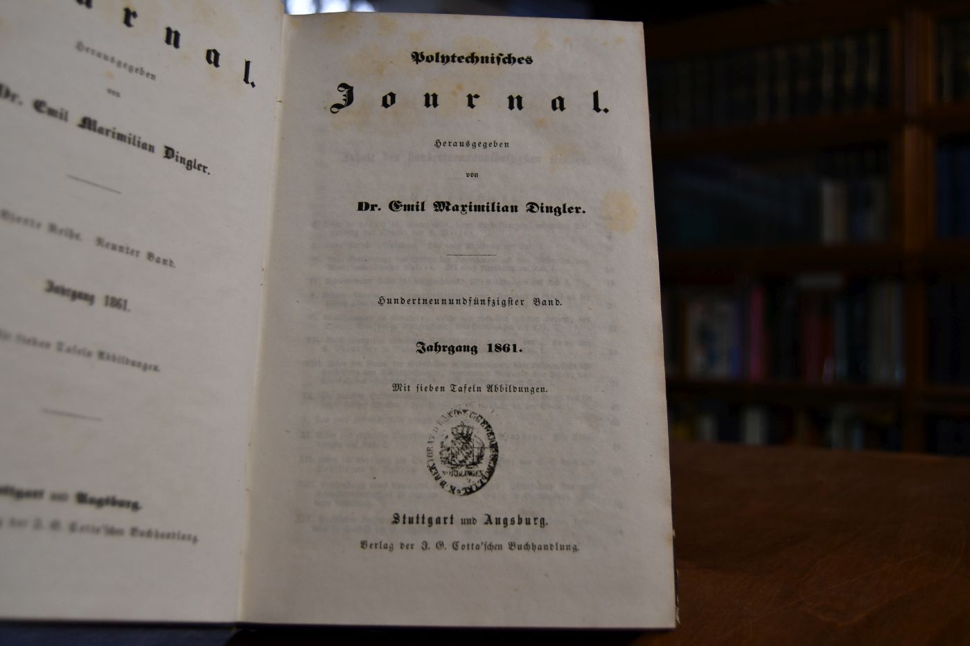 Polytechnisches Journal. 159. Band. Jahrgang 1861.