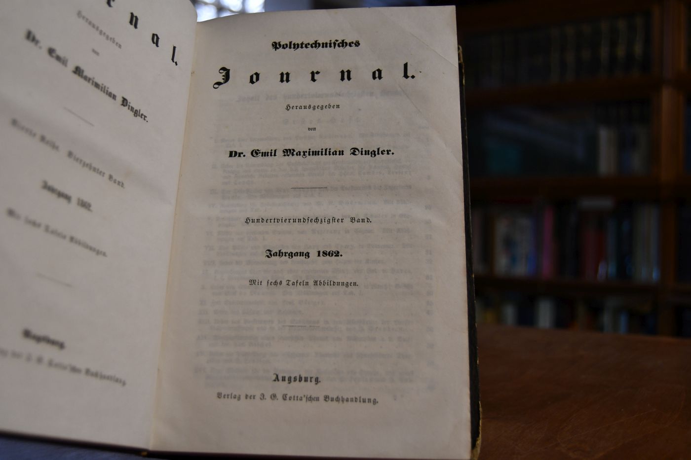Polytechnisches Journal. 164. Band. Jahrgang 1862.