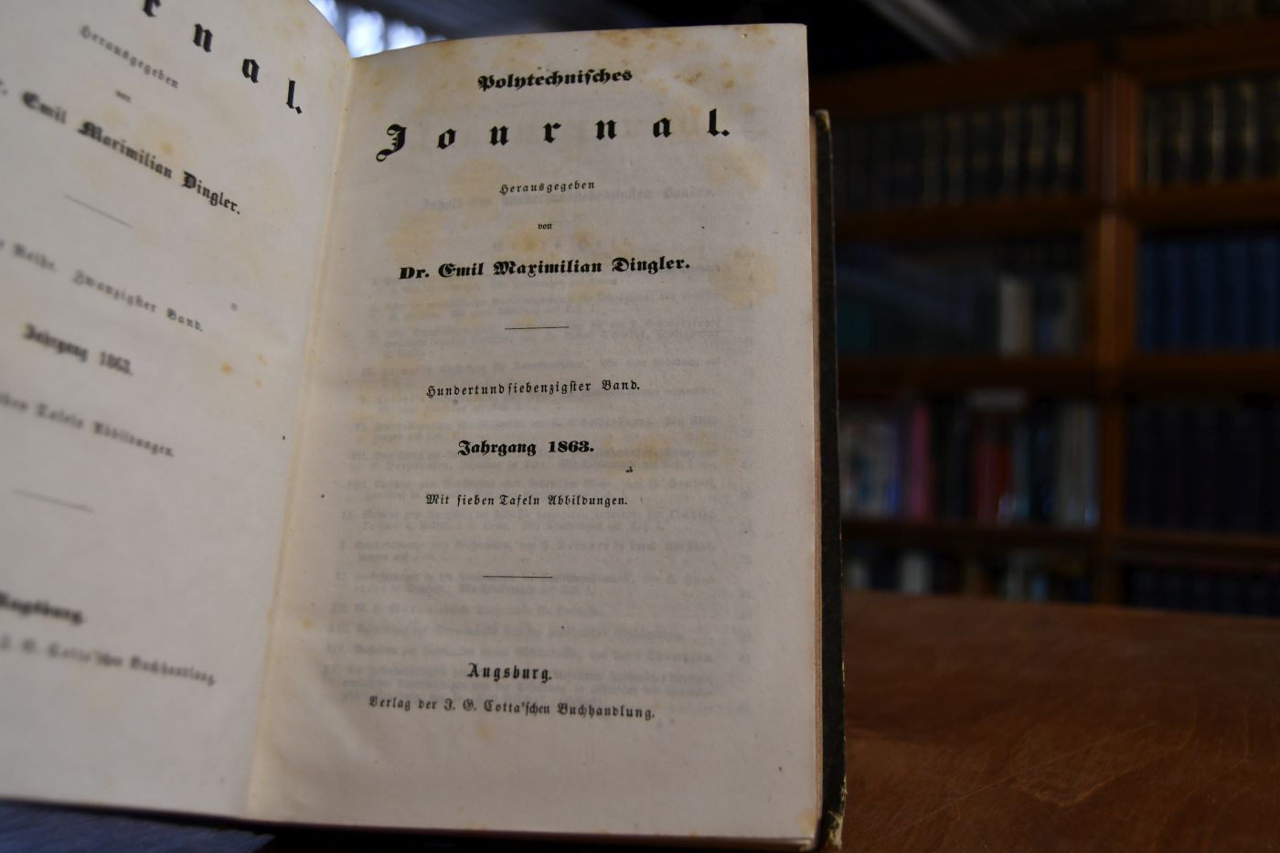 Polytechnisches Journal. 170. Band. Jahrgang 1863.