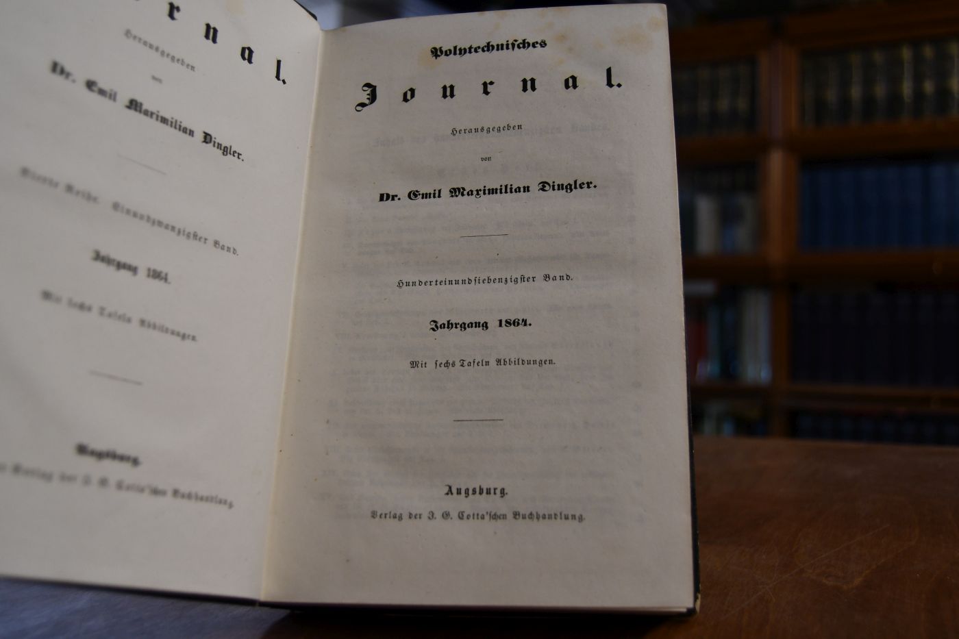 Polytechnisches Journal. 171. Band. Jahrgang 1864.