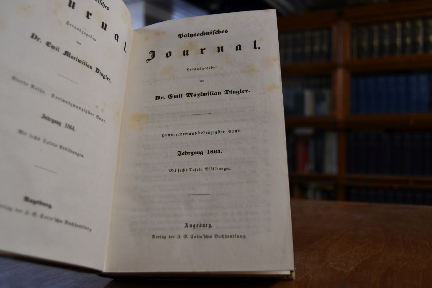 Polytechnisches Journal. 173. Band. Jahrgang 1864.