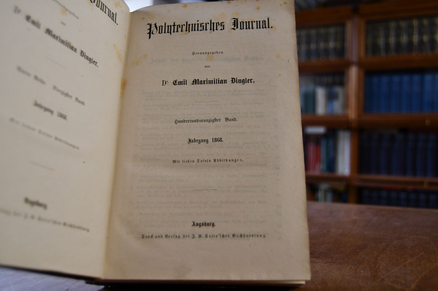 Polytechnisches Journal. 190. Band. Jahrgang 1868.