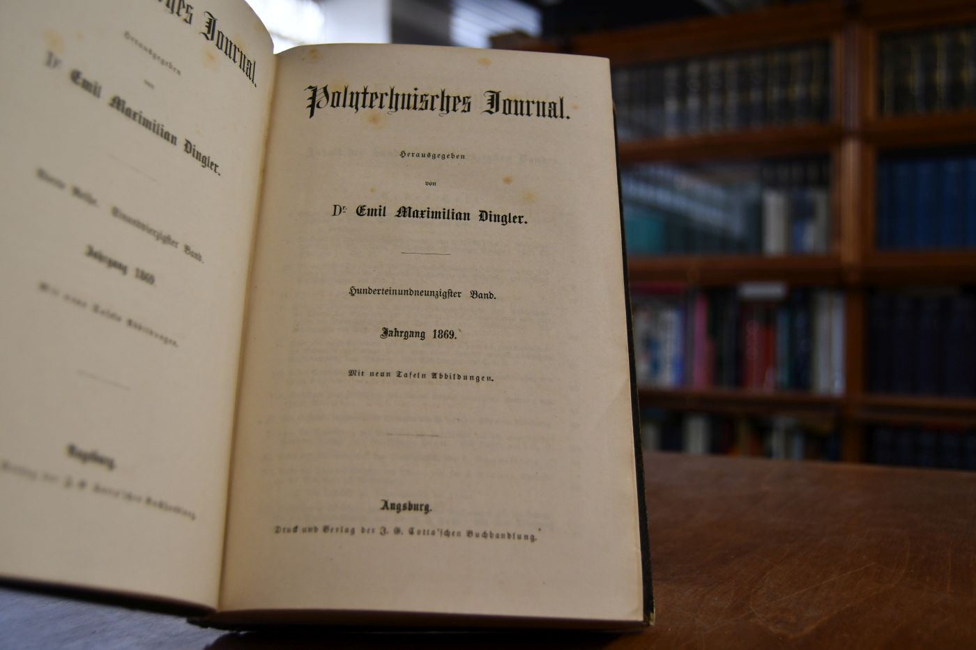 Polytechnisches Journal. 191. Band. Jahrgang 1869.