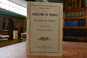Fortieth Report of the Inspectors of Prisons of...