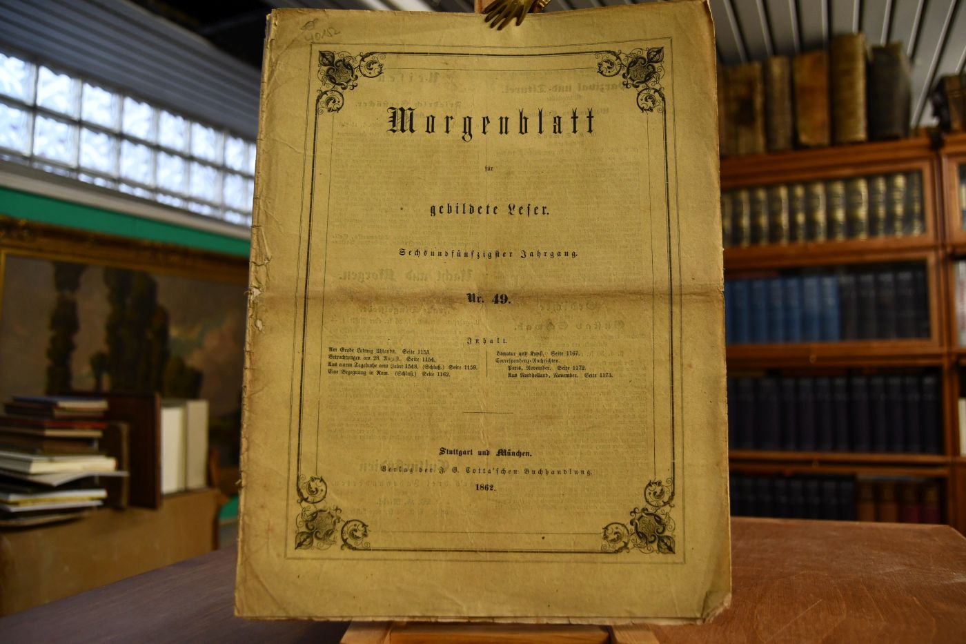 Morgenblatt für gebildete Leser. 56. Jahrgang, Nr. 49.