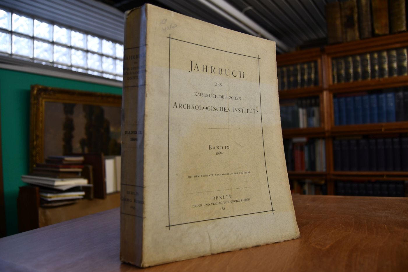 Jahrbuch des Kaiserlich Deutschen Archäologischen Instituts. Band IX, 1894.