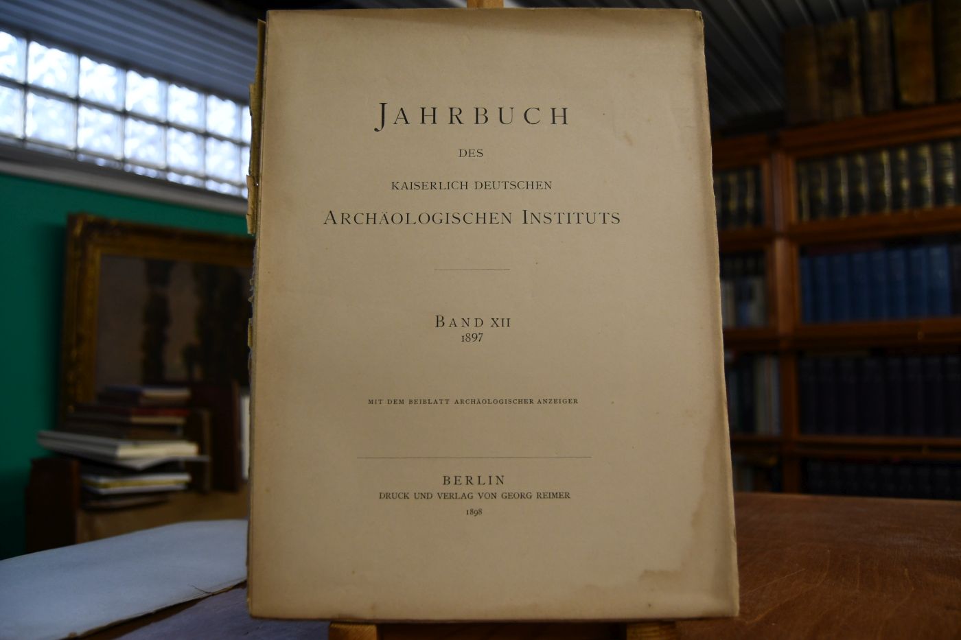 Jahrbuch des Kaiserlich Deutschen Archäologischen Instituts. Band XII, 1897.