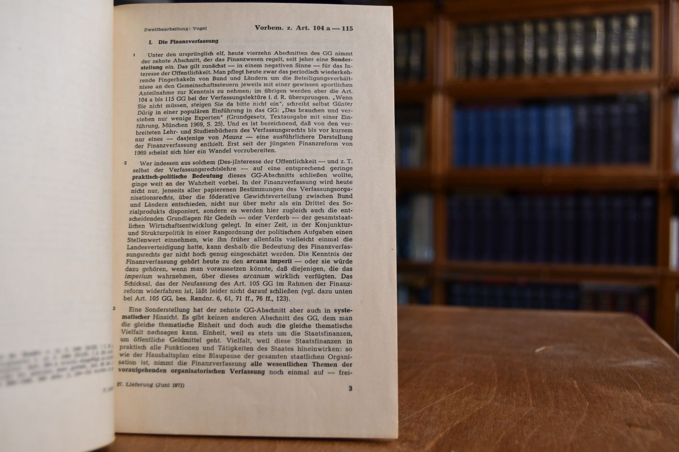 Das Finanzwesen Vorbemerkungen zu Artikel 104a-115.