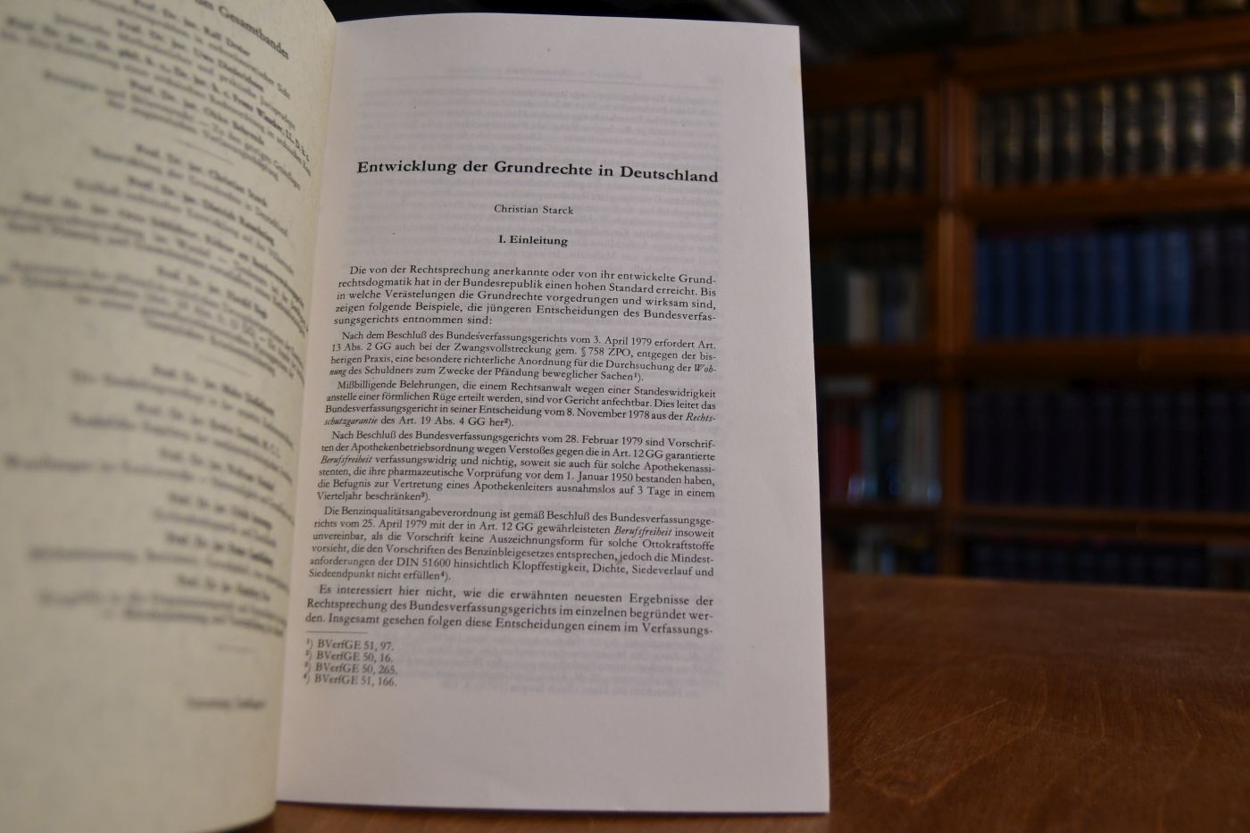 Entwicklung der Grundrechte in Deutschland.