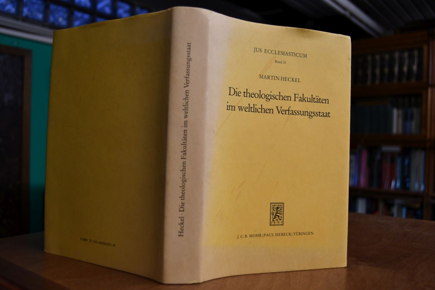 Die theologischen Fakultäten im weltlichen Verfassungsstaat.