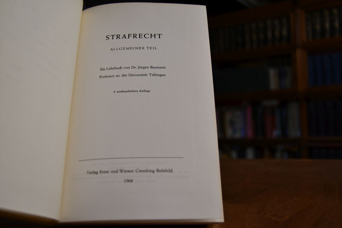 Strafrecht. Allgemeiner Teil. Ein Lehrbuch.