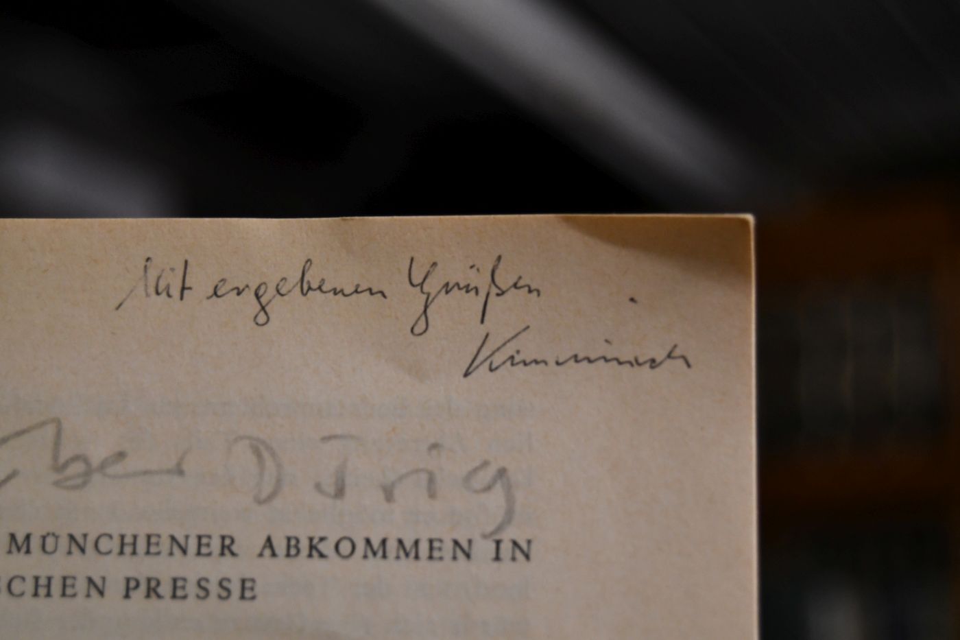 Stellungnahmen zum Münchener Abkommen in der Deutschen Presse.